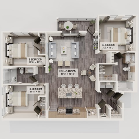 C2 3Bed 2Bath at Verity Luxury Apartment Homes Apartments, Florida